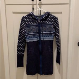 Title Nine long zip up sweater